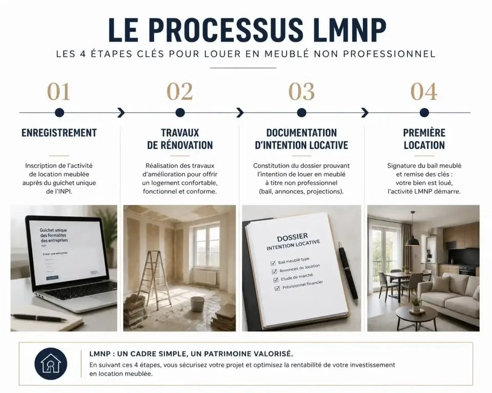 Chronologie des étapes clés pour réussir ses travaux LMNP avant location