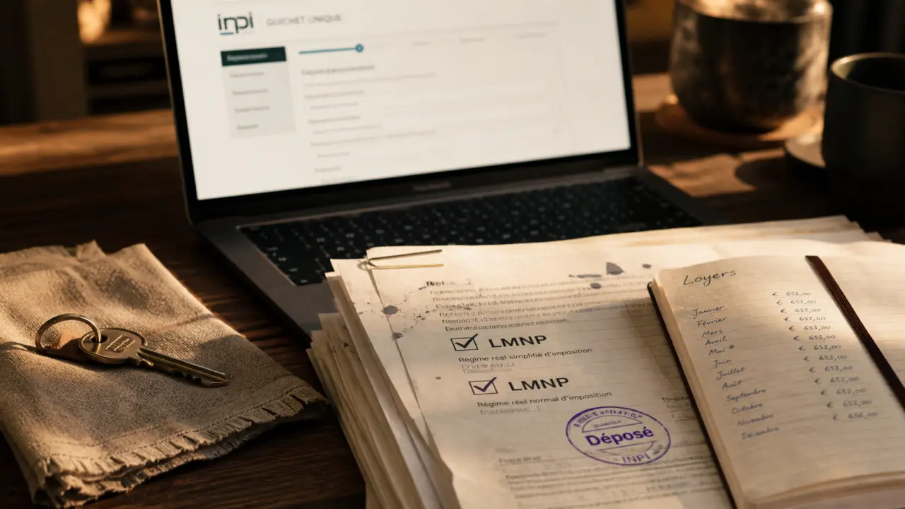 inpi lmnp : déclaration en 15 jours, SIRET et cases à éviter