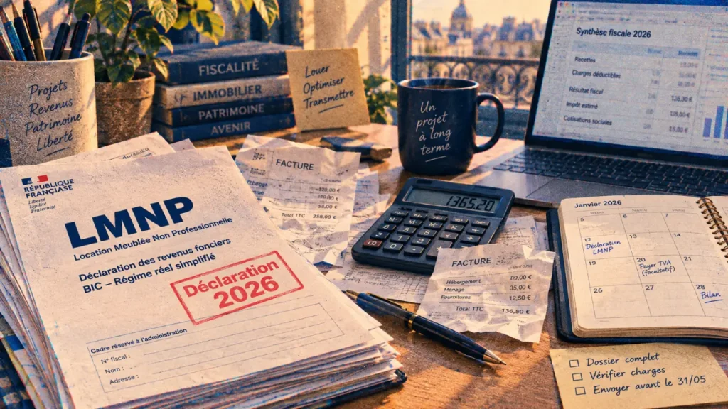 Déclaration LMNP 2025 date limite, formulaires 2026 et calcul fiscal