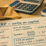 Fiscalité PERP sortie en capital : 20% ou quotient (7,5%)
