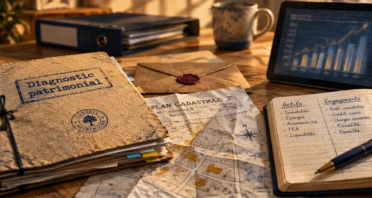 Expertise patrimoniale : documents, plan cadastral et carnet pour sécuriser la transmission